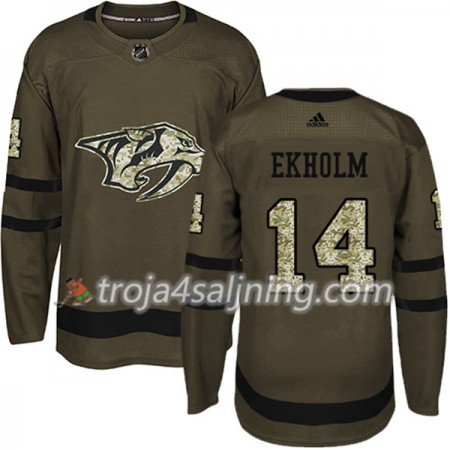 Nashville Predators tröja Mattias Ekholm 14 Adidas 2017-2018 Camo Grön Authentic - NHL Tröjor Herr Nashville Predators tröja Mattias Ekholm 14 Adidas 2017-2018 Camo Grön Authentic - NHL Tröjor Herr